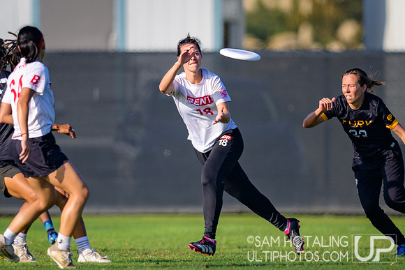 BENT vs. Fury in pool play at USAU Club Championships
