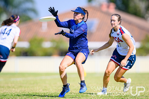 Women’s pool play during World Ultimate Championships at Runaway Bay Sports Precinct