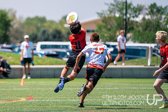 Pool play at 2024 USAU Youth Club Championship