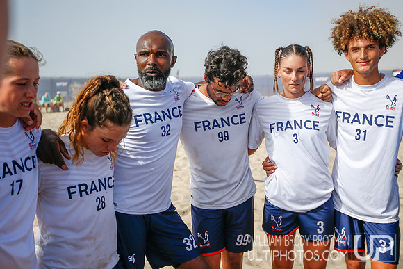 Day 5 of WFDF 2023 World Beach Ultimate Championships.