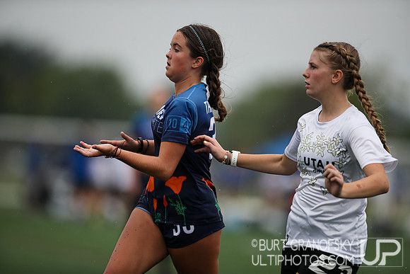 USA Ultimate YCC 2022 -- U17 Girls Sat Action