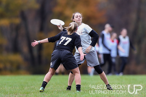 Pool Play – USAU Northeast College Mixed Regionals 2018.