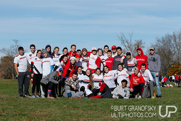 Sunday Div B Quarterfinals -- 2018 USAU NE College Mixed Regiona