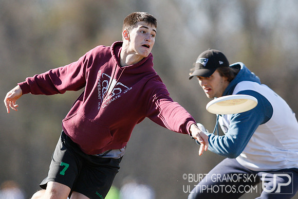 Sunday Div A Quarterfinals -- 2018 USAU NE College Mixed Regiona