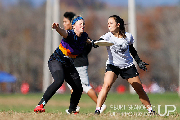 Sunday Div A Quarterfinals -- 2018 USAU NE College Mixed Regiona