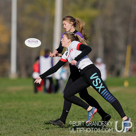 Sunday Div B Quarterfinals -- 2018 USAU NE College Mixed Regiona