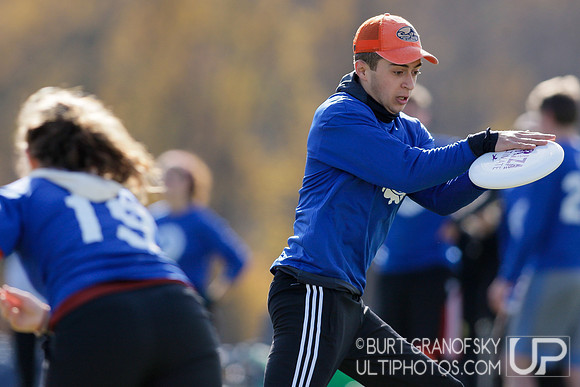 Sunday Div A Quarterfinals -- 2018 USAU NE College Mixed Regiona