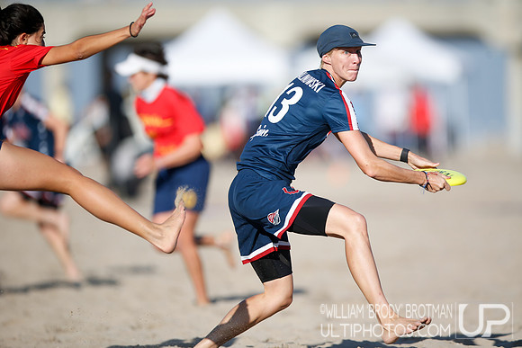 Day 4 of WFDF 2023 World Beach Ultimate Championships.