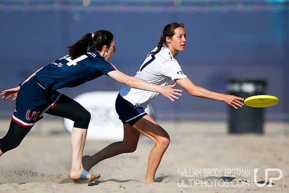 Day 4 of WFDF 2023 World Beach Ultimate Championships.