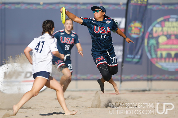 Day 4 of WFDF 2023 World Beach Ultimate Championships.