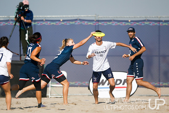 Day 4 of WFDF 2023 World Beach Ultimate Championships.