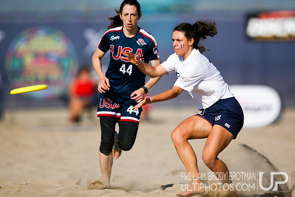 Day 4 of WFDF 2023 World Beach Ultimate Championships.