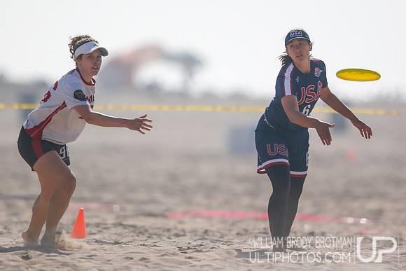 Day 4 of WFDF 2023 World Beach Ultimate Championships.