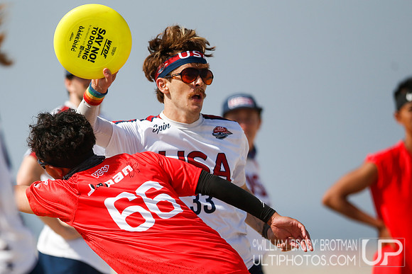 Day 4 of WFDF 2023 World Beach Ultimate Championships.