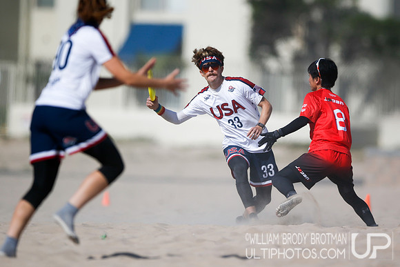 Day 4 of WFDF 2023 World Beach Ultimate Championships.