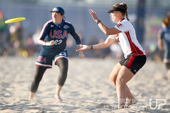 Day 4 of WFDF 2023 World Beach Ultimate Championships.