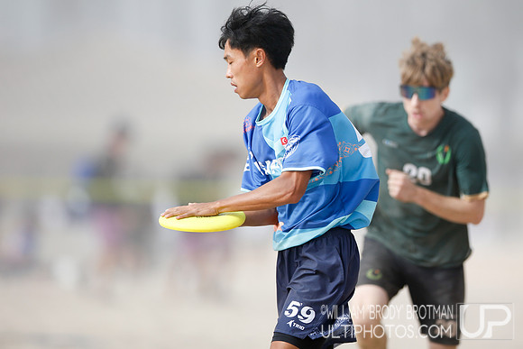 Day 3 of WFDF 2023 World Beach Ultimate Championships.