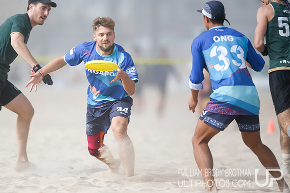 Day 3 of WFDF 2023 World Beach Ultimate Championships.