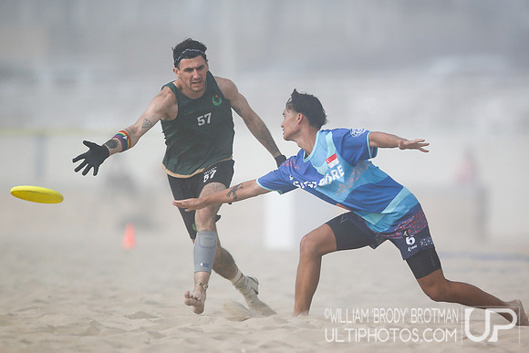 Day 3 of WFDF 2023 World Beach Ultimate Championships.