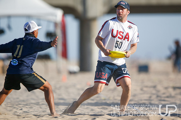Day 3 of WFDF 2023 World Beach Ultimate Championships.
