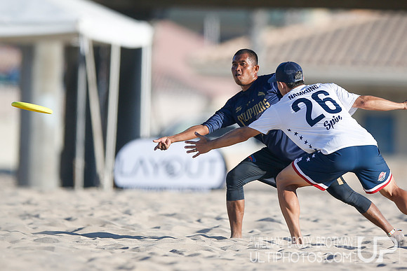 Day 3 of WFDF 2023 World Beach Ultimate Championships.