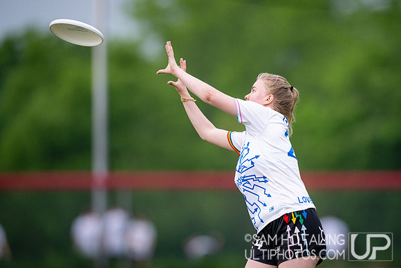 Pool play at USAU D1 College Championships