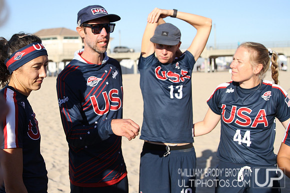 Day 3 of WFDF 2023 World Beach Ultimate Championships.