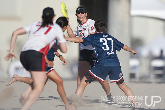 Day 3 of WFDF 2023 World Beach Ultimate Championships.