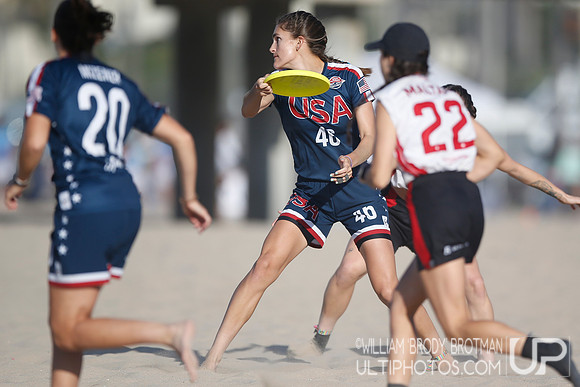 Day 3 of WFDF 2023 World Beach Ultimate Championships.