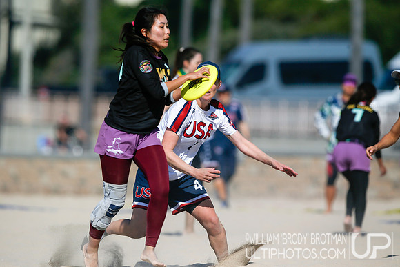 Day 3 of WFDF 2023 World Beach Ultimate Championships.