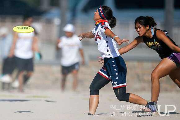 Day 3 of WFDF 2023 World Beach Ultimate Championships.