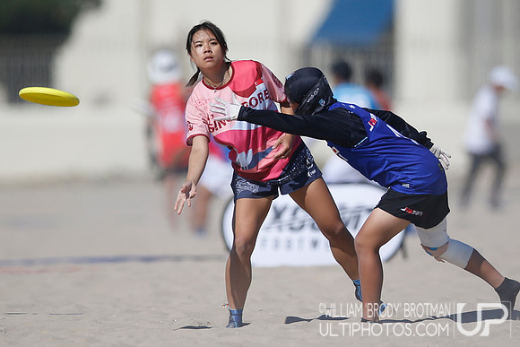 Day 3 of WFDF 2023 World Beach Ultimate Championships.