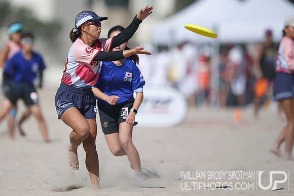 Day 3 of WFDF 2023 World Beach Ultimate Championships.