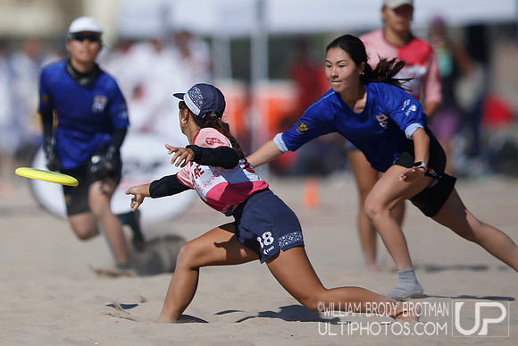 Day 3 of WFDF 2023 World Beach Ultimate Championships.