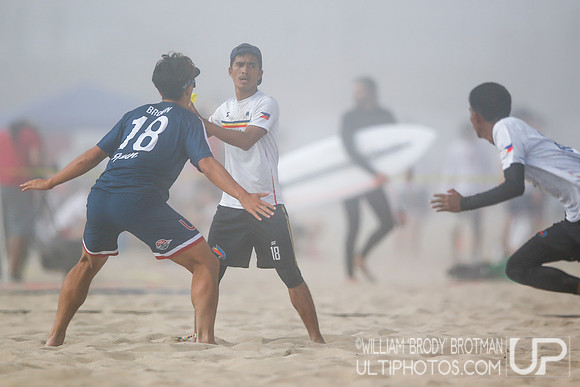 Day 3 of WFDF 2023 World Beach Ultimate Championships.