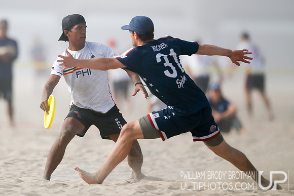 Day 3 of WFDF 2023 World Beach Ultimate Championships.