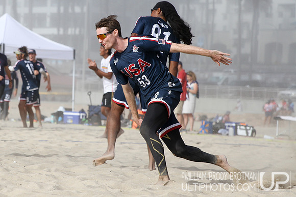Day 3 of WFDF 2023 World Beach Ultimate Championships.