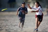 Day 3 of WFDF 2023 World Beach Ultimate Championships.