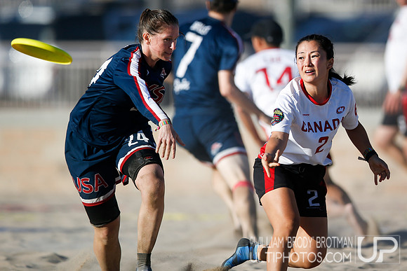 Day 3 of WFDF 2023 World Beach Ultimate Championships.