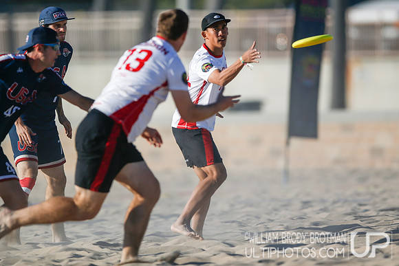 Day 3 of WFDF 2023 World Beach Ultimate Championships.