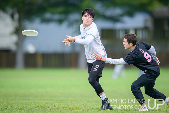 Lewis & Clark Bacchus vs Whitman Sweets in quarterfinals at USAU D-III College Championships
