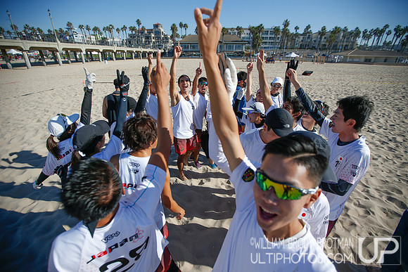 Day 2 of WFDF 2023 World Beach Ultimate Championships.