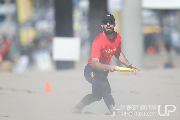 Day 2 of WFDF 2023 World Beach Ultimate Championships.