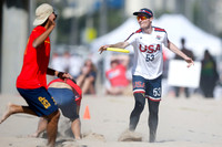 Day 2 of WFDF 2023 World Beach Ultimate Championships.