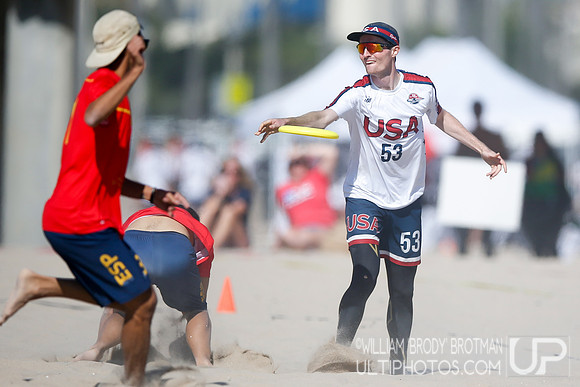 Day 2 of WFDF 2023 World Beach Ultimate Championships.