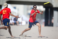 Day 2 of WFDF 2023 World Beach Ultimate Championships.