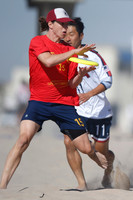 Day 2 of WFDF 2023 World Beach Ultimate Championships.