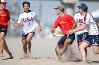 Day 2 of WFDF 2023 World Beach Ultimate Championships.