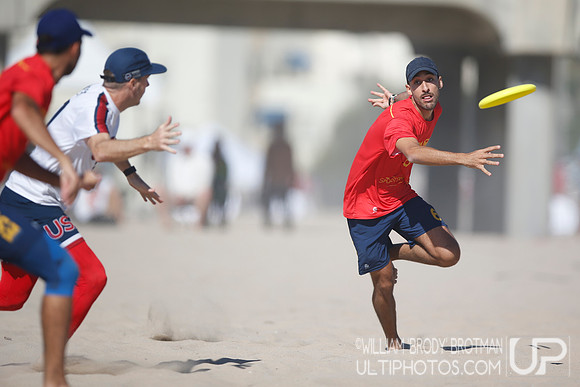 Day 2 of WFDF 2023 World Beach Ultimate Championships.
