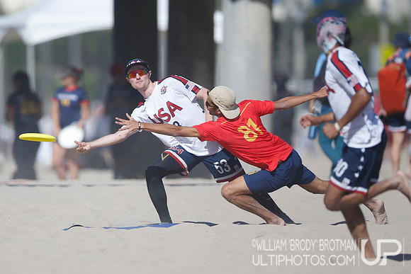 Day 2 of WFDF 2023 World Beach Ultimate Championships.